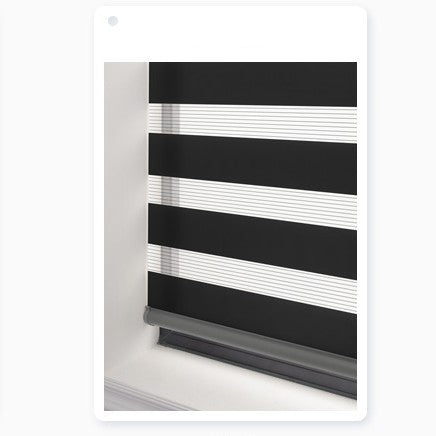 Soft Gauze Curtain Semi-Shading Rolling Curtain Roll-Up Curtain Electric Zebra Curtain.