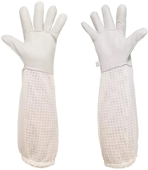 Protection Products Three-layer Breathable Mesh Sheepskin Anti-bee Gloves.