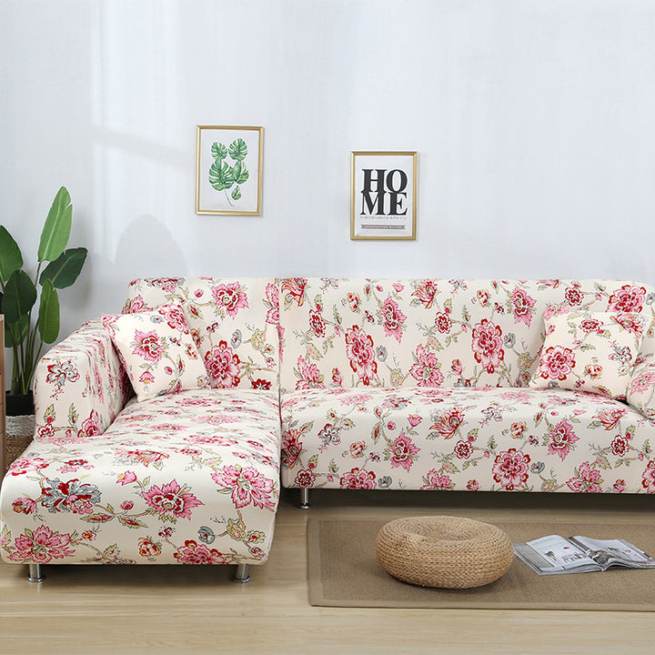 Home Fashion Stretch Print Modular Sofa Cover.