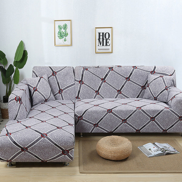 Home Fashion Stretch Print Modular Sofa Cover.