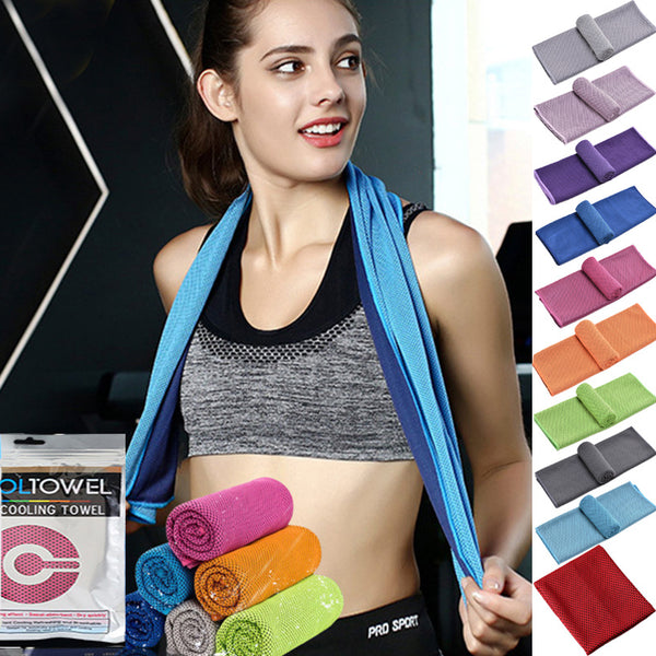 Sports Quick-Drying Cooling Towel Swimming Gym Travel Cycling Gym Club Yoga Sports Cold Feeling Sport Towels To Take Carry Hot.