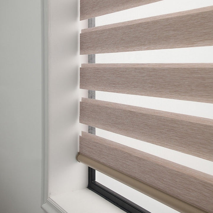 Soft Gauze Curtain Semi-Shading Rolling Curtain Roll-Up Curtain Electric Zebra Curtain.