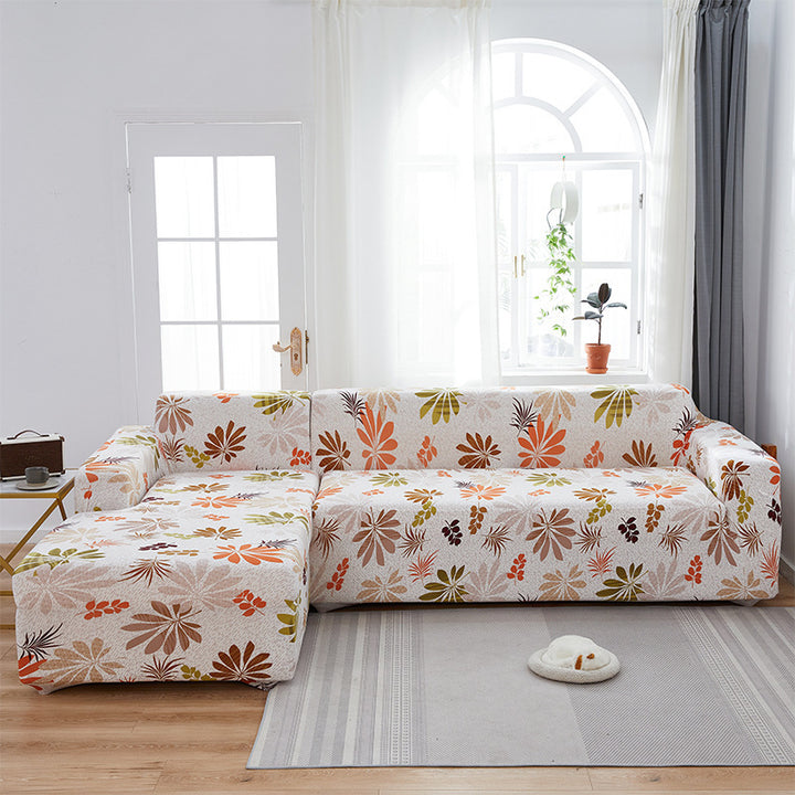 Home Fashion Stretch Print Modular Sofa Cover.