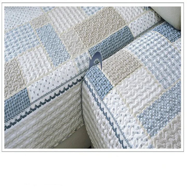 High-end Cotton Sofa Cushion Simple Cloth Modern Cotton Twill Four Seasons Non-slip Cushion Summer Sofa Covers.