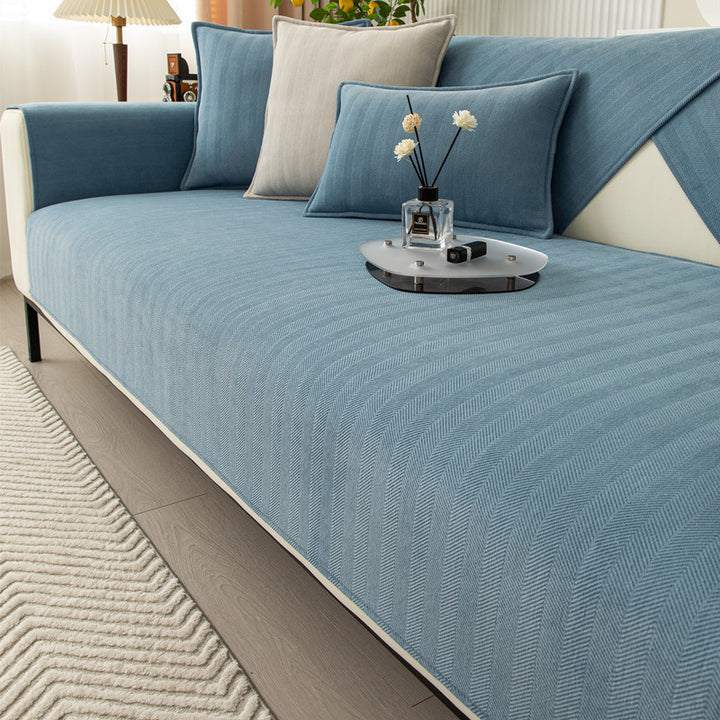 Now Simple Generation Thickened Sofa Cushion Cover Cloth Towel.