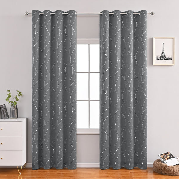 Modern Minimalist Furnishings Decorative Blackout Curtains.