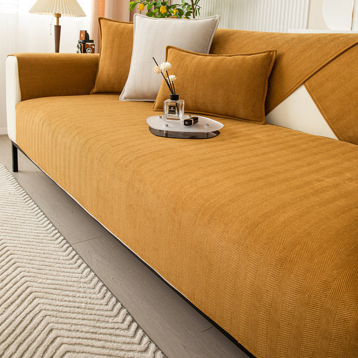Now Simple Generation Thickened Sofa Cushion Cover Cloth Towel.