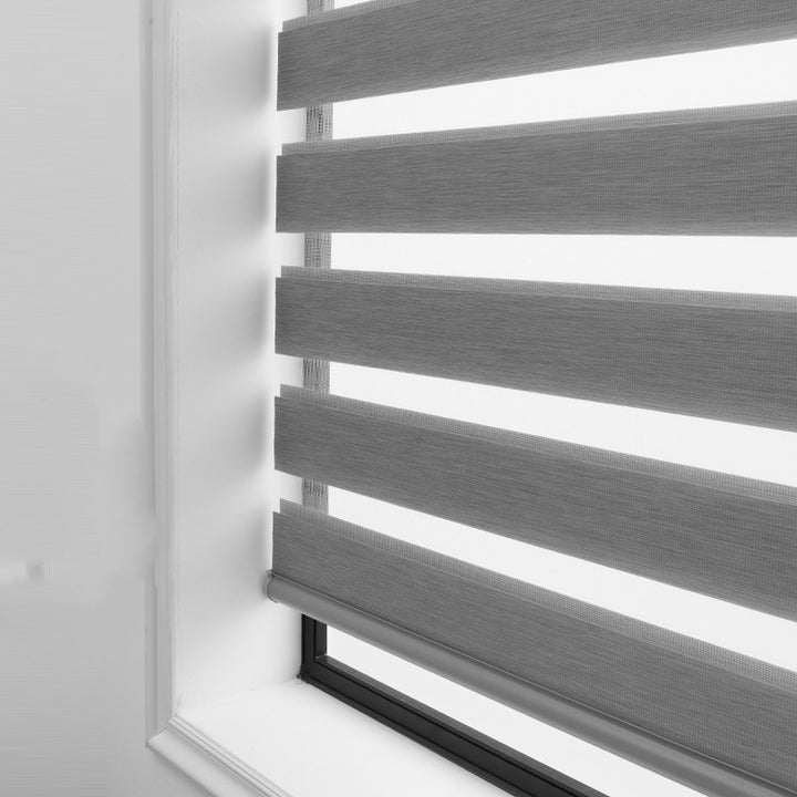Soft Gauze Curtain Semi-Shading Rolling Curtain Roll-Up Curtain Electric Zebra Curtain.